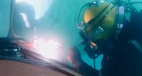 Underwater welding / Propeller polishing